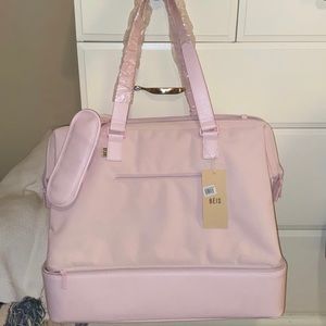 Beis Weekend Travel Bag in Sakura Pink